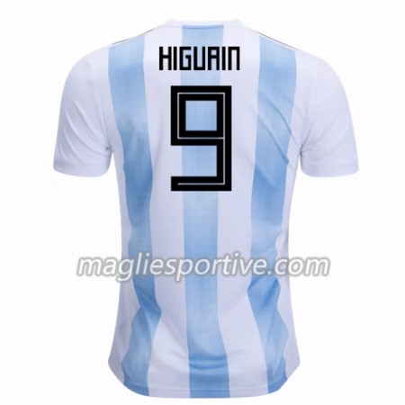 Completo Calcio Argentina Higuain 9 Divisa Prima Mondiali 2018